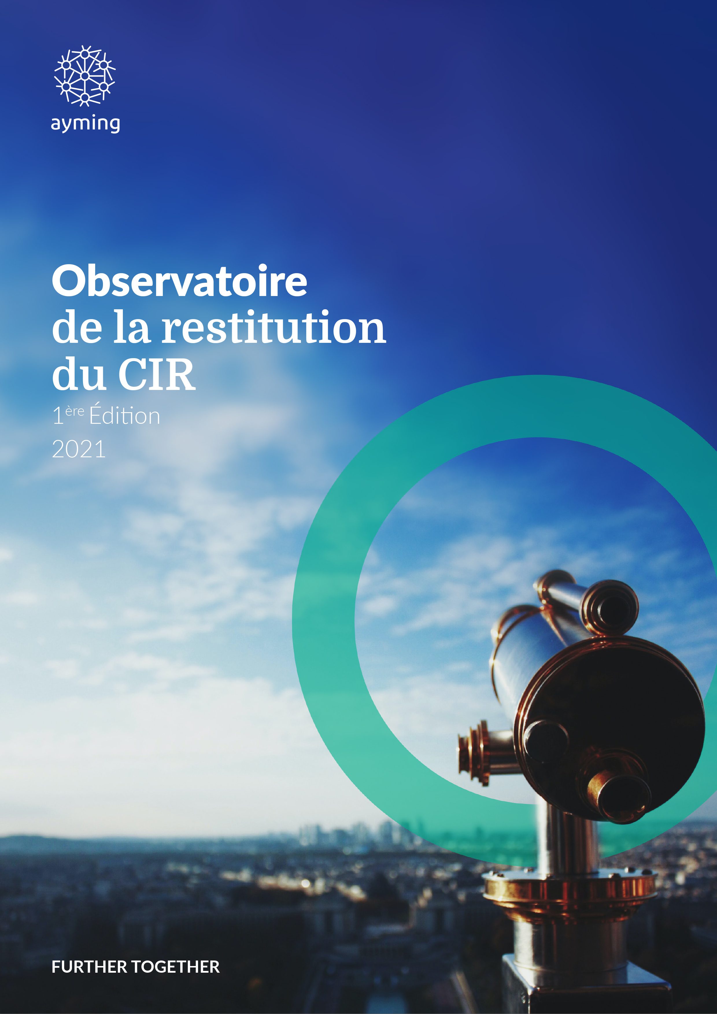 Cover image - 1er Observatoire national de la restitution du CIR 