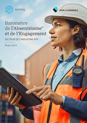Cover image - Baromètre de l'Absentéisme® et de l'Engagement  2022 - Secteur de l'Industrie et du BTP