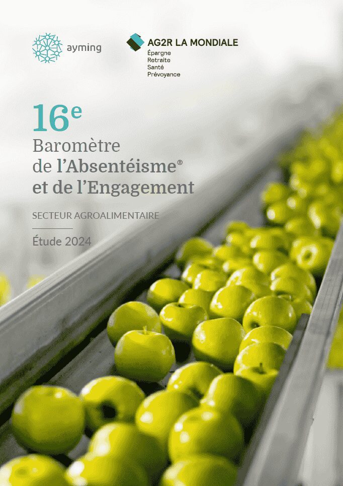 Cover image - Baromètre de l'Absentéisme® et de l'Engagement 2024 - Secteur de l'industrie agroalimentaire