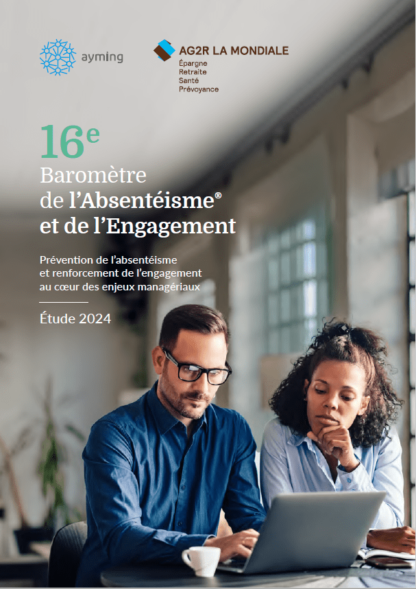 Cover image - 16ème Baromètre de l'Absentéisme® et de l'Engagement - édition 2024