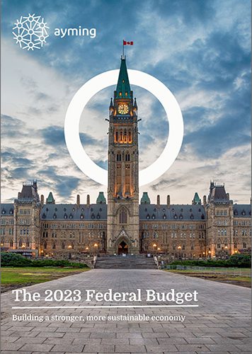 Cover image - The 2023 Federal Budget 