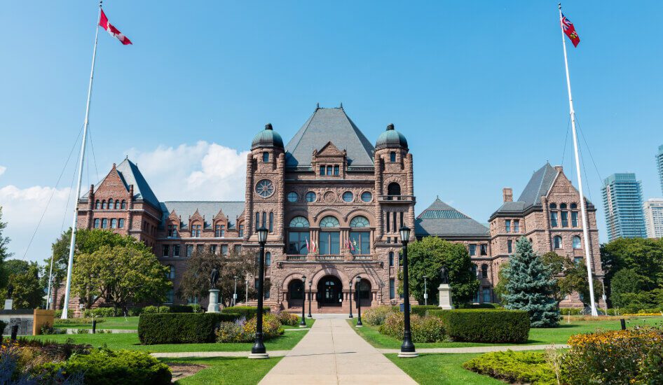 2024 Ontario budget government funding parliament building