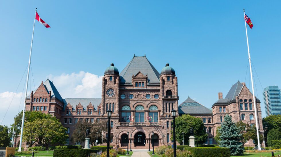 Ontario government grants parliament building