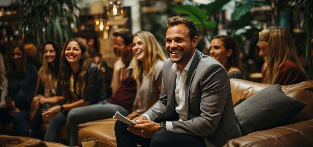 informal business discussion