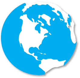 Globe icon (representing ayming's international presence) 