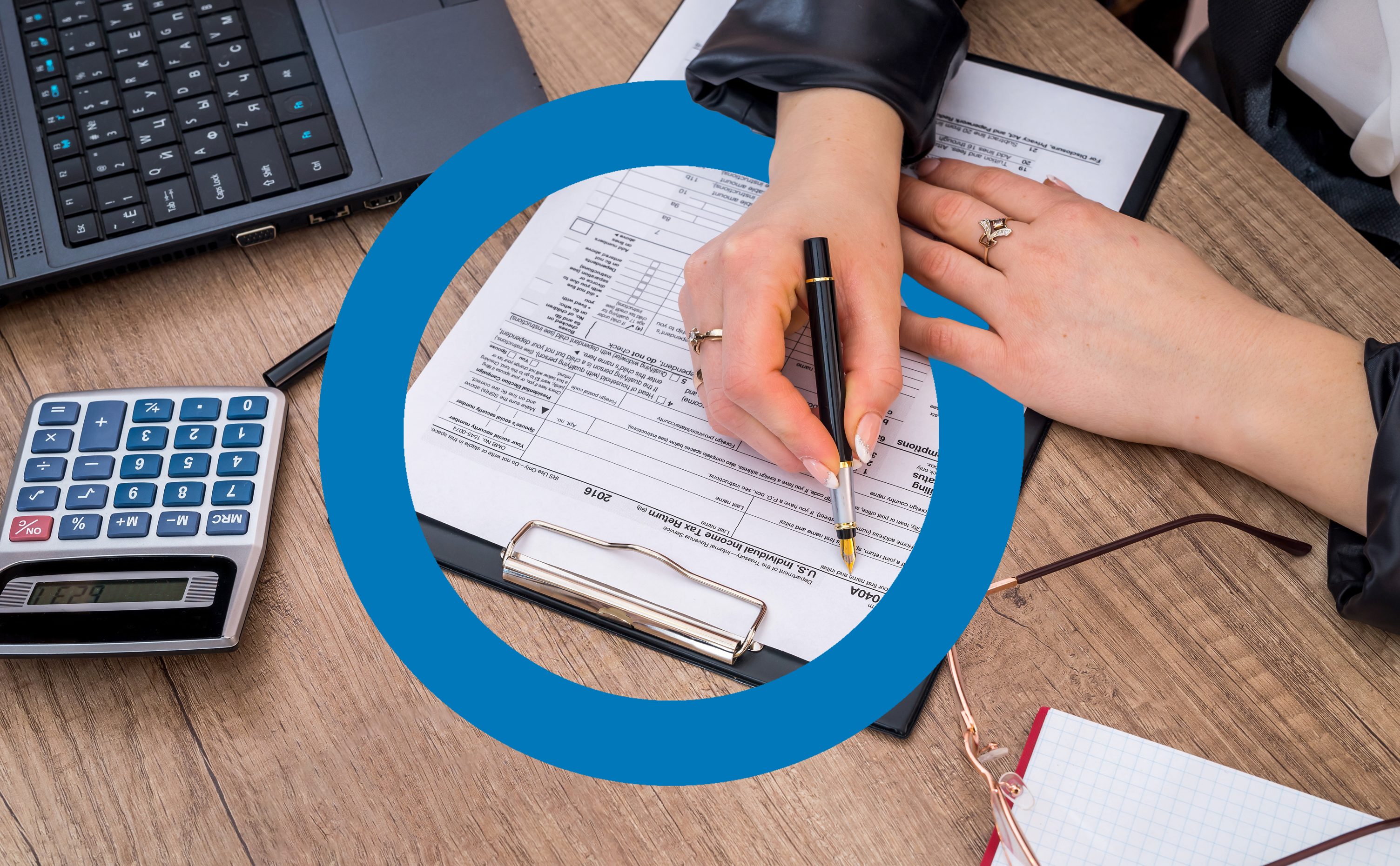 tax files with ayming logo