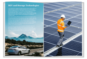 Storage technologies page of Aymings "State of Flux" pamphlet on energy storage technologies