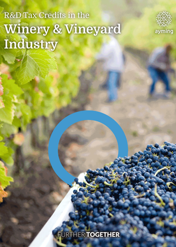 Cover image - R&D Tax Credits in the Winery & Vineyard Industry