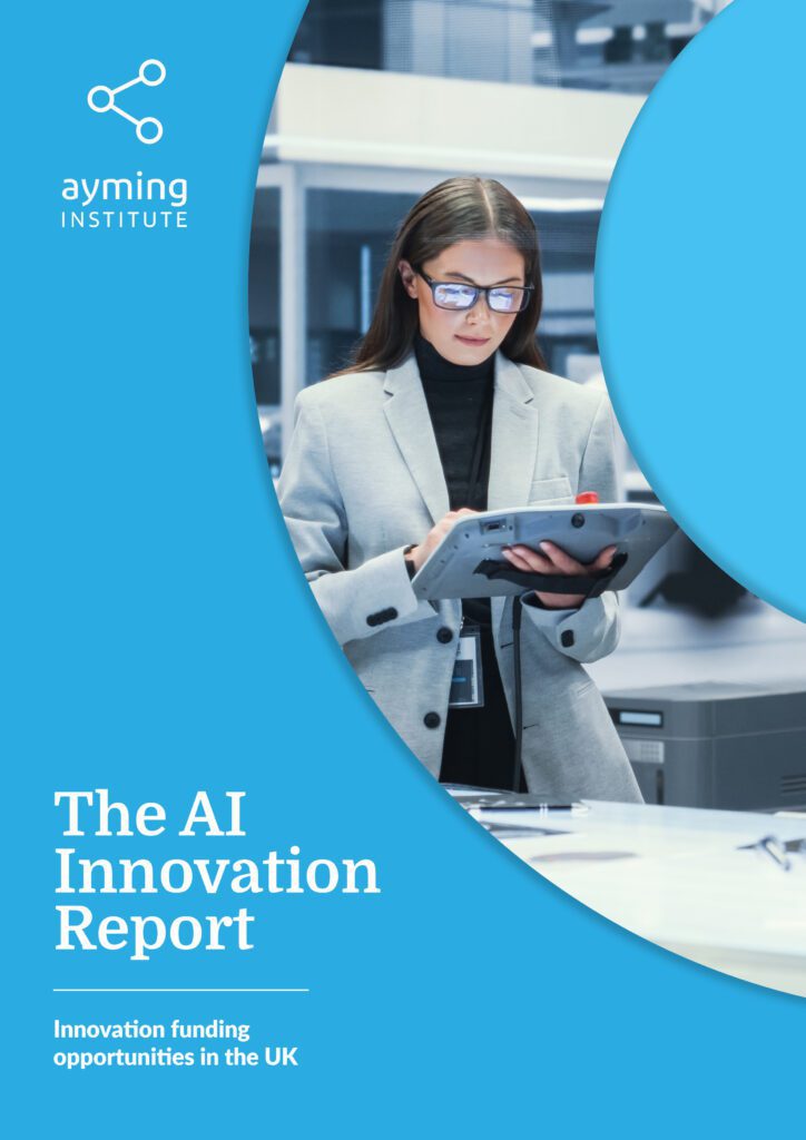 Cover of the AI innovation report